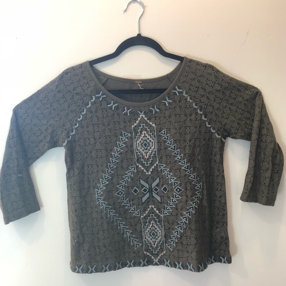 Free People Embroidered Top - Picture 2 of 5